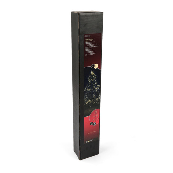 Lumineo Metalen kerstboom met verlichting | 2 meter (1200 leds, Timer, Grondspies, Buiten) 493444 K151000131 - 5