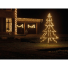 Lumineo Metalen kerstboom met verlichting | 2 meter (420 LEDs, Timer, Grondspies, Buiten) 493430 K151000127 - 4