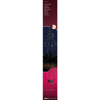 Lumineo Metalen kerstboom met verlichting | 2 meter (420 leds, Timer, Grondspies, Buiten) 493430 K151000127 - 5