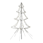 Lumineo Metalen kerstboom met verlichting | 3 meter (1800 LEDs, Timer, Grondspies, Buiten) 493445 K151000132 - 2