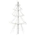 Lumineo Metalen kerstboom met verlichting | 3 meter (600 leds, Timer, Grondspies, Buiten) 493431 K151000128 - 2