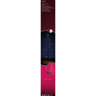 Lumineo Metalen kerstboom met verlichting | 4.5 meter (3000 leds, Timer, Grondspies, Buiten) 493446 K151000133 - 5