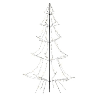 Lumineo Metalen kerstboom met verlichting | 4.5 meter (900 LEDs, Timer, Grondspies, Buiten) 493432 K151000129 - 