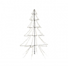 Lumineo Metalen kerstboom met verlichting | 4.5 meter (900 leds, Timer, Grondspies, Buiten) 493432 K151000129 - 1