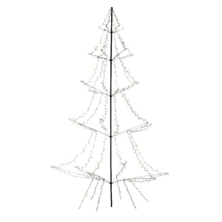 Lumineo Metalen kerstboom met verlichting | 4.5 meter (900 leds, Timer, Grondspies, Buiten) 493432 K151000129 - 2