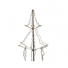 Lumineo Metalen kerstboom met verlichting | Lumineo | 1.35 meter (240 leds, Buiten) 493429 K151000126 - 1