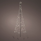 Lumineo Metalen kerstboom met verlichting | Lumineo | 1.5 meter (236 leds, Warm wit, Twinkelend, Timer, Buiten) 490400 K151200169 - 1