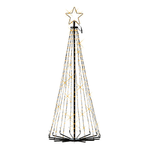 Lumineo Metalen kerstboom met verlichting | Lumineo | 1.5 meter (421 leds, Twinkelen, Timer, Binnen/Buiten) 493627 K151200118 - 1