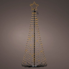 Lumineo Metalen kerstboom met verlichting | Lumineo | 1.5 meter (421 leds, Twinkelen, Timer, Binnen/Buiten) 493627 K151200118 - 2