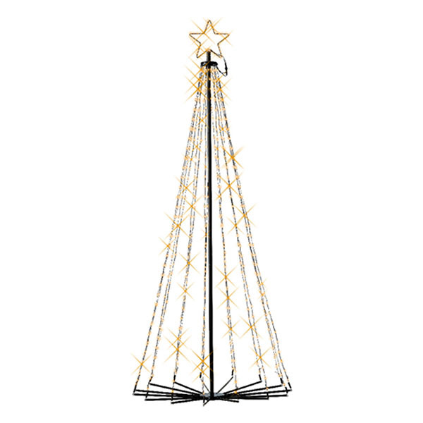 Lumineo Metalen kerstboom met verlichting | Lumineo | 1.8 meter (541 leds, Twinkelen, Timer, Binnen/Buiten) 493628 K151200119 - 1