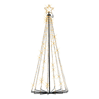Lumineo Metalen kerstboom met verlichting | Lumineo | 1.8 meter (541 leds, Twinkelen, Timer, Binnen/Buiten) 493628 K151200119 - 1