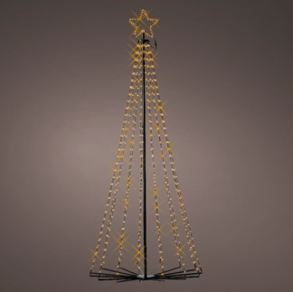 Lumineo Metalen kerstboom met verlichting | Lumineo | 1.8 meter (541 leds, Twinkelen, Timer, Binnen/Buiten) 493628 K151200119 - 2