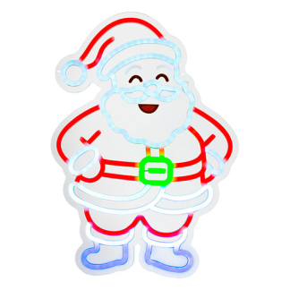 Lumineo Neon kerstman | Lumineo | 10 x 30.5 x 43 cm (Op standaard, Binnen) 481043 K151001766