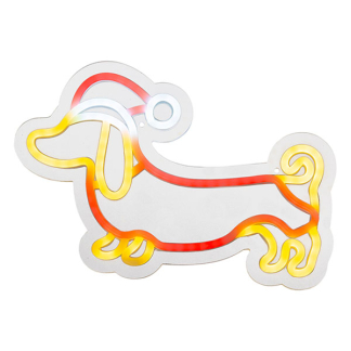 Lumineo Neon teckel | Lumineo | 10 x 30.5 x 21 cm (Op standaard, Binnen) 481040 K151001764