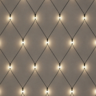 Lumineo Netverlichting | Lumineo | 1.3 x 1 meter (96 leds, Timer, Binnen/Buiten, Warm wit licht) 494871 K151001831 - 2