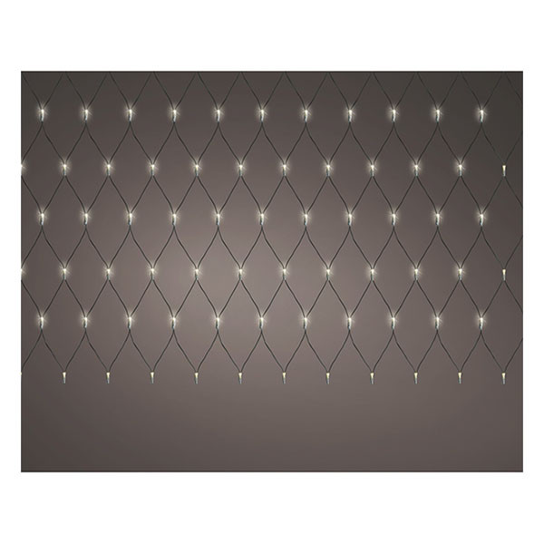 Lumineo Netverlichting | Lumineo | 1.3 x 1 meter (96 leds, Timer, Binnen/Buiten, Warm wit licht) 494871 K151001831 - 2