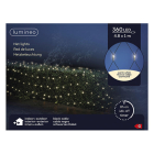 Lumineo Netverlichting | Lumineo | 4.8 x 1 meter (360 leds, Timer, Binnen/Buiten, Warm wit licht) 494901 K151001835 - 5