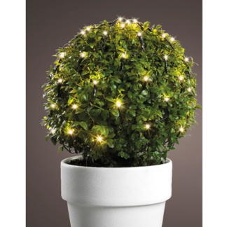 Lumineo Netverlichting buxus | Lumineo | Ø 50 cm (84 leds, 8 lichtfuncties, Timer, Batterijen, Buiten, Warm wit) 497216 K151200077 - 7