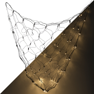 Lumineo Netverlichting buxus | Lumineo | Ø 80 cm (128 leds, Twinkelend, Batterijen, Timer, Buiten) 497218 K151200078 - 1