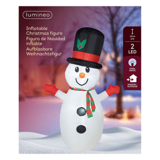 Lumineo Opblaasbare sneeuwpop | Lumineo | 180 cm (Led, Buiten) 490024 K151001787 - 2