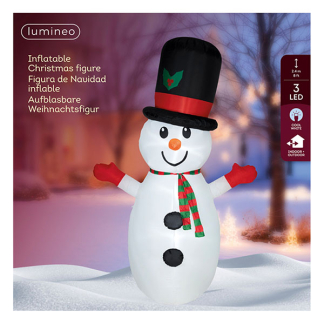Lumineo Opblaasbare sneeuwpop | Lumineo | 240 cm (Led, Buiten) 490025 K151001788 - 2