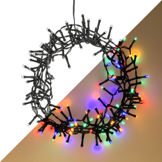 Lumineo Oplaadbare compact kerstverlichting | 4.3 meter | Lumineo | Duracharge (160 leds, USB, Timer, Binnen/Buiten, Gekleurd) 496357 K151200155 - 4