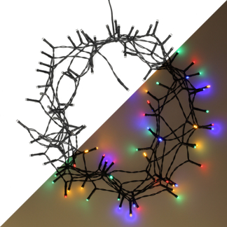 Lumineo Oplaadbare kerstverlichting | 7.7 meter | Lumineo | Duracharge (100 leds, USB, Timer, Binnen/Buiten, Gekleurd) 490284 K151200151 - 1