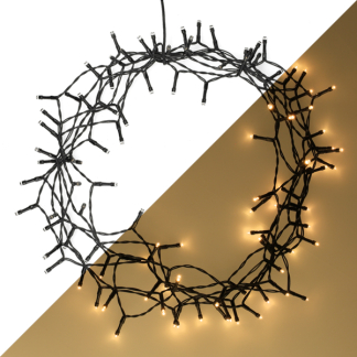 Lumineo Oplaadbare kerstverlichting | 7.7 meter | Lumineo | Duracharge (100 leds, USB, Timer, Binnen/Buiten, Warm wit) 490282 K151200150 - 1