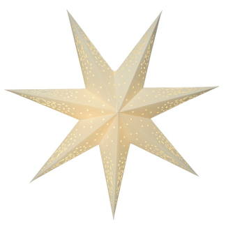 Lumineo Papieren kerstster | Ø 55 cm (7-punts, E14, Geperforeerd, Binnen) 486550 K151000107 - 1