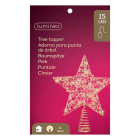 Lumineo Piek met verlichting | Lumineo | 27 cm (15 leds, Warm wit, Batterijen, Timer, Goud, Kralen, Kunststof, Binnen) 486918 K151200175 - 6
