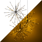 Poolster kerstverlichting | Lumineo | 3 stuks (216 leds, Ø 45 cm, Knipperend, Binnen/Buiten)