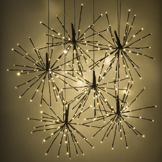 Lumineo Poolster kerstverlichting | Lumineo | 6 stuks (432 leds, Ø 45 cm, Knipperend, Binnen/Buiten) 493513 K151000661 - 3