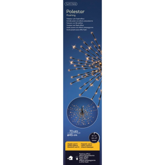 Lumineo Poolster kerstverlichting | Lumineo (72 leds, Ø 45 cm, Knipperend, Binnen/Buiten) 492672 K151000660 - 4