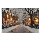 Lumineo Schilderij met verlichting | Lumineo | 58 x 38 cm (6 leds, Knipperend licht, Warm wit/Koel Wit, Straat) 481331 K151001769 - 1