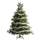 Lumineo Slinger kerstboom | Lumineo | 2.95 meter (60 leds, 8 lichtfuncties, Timer, Batterijen, Binnen/Buiten, Zilver) 494570 K151001819 - 3