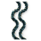 Lumineo Slinger kerstboom | Lumineo | 2.95 meter (60 leds, Lichtfuncties, Timer, Batterijen, Binnen/Buiten, Smaragdgroen) 494572 K151001821 - 1