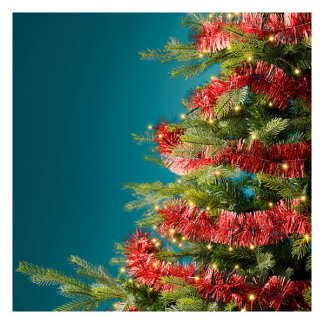 Lumineo Slinger kerstboom | Lumineo | 2.95 meter (60 leds, Lichtfuncties, Timer, Batterijen, Binnen/Buiten, kerstrood) 494574 K151001822 - 4