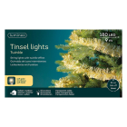 Lumineo Slinger kerstboom | Lumineo | 8.95 meter (180 leds, Lichtfuncties, Timer, Batterijen, Binnen/Buiten, Goud) 494576 K151001824 - 3