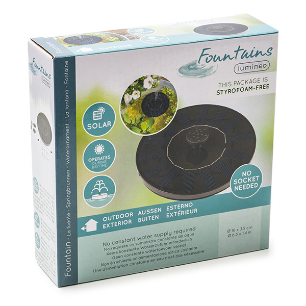 Lumineo Solar fontein | Lumineo | Ø 16 cm (Drijvend) 893017 K170130278 - 4