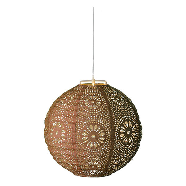 Lumineo Solar lampion | Lumineo | Ø  25 cm (Led, Warm wit, Kunststof, Oranje) 892395 K170105777 - 1