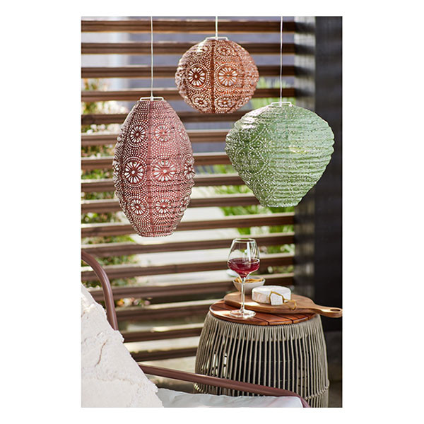 Lumineo Solar lampion | Lumineo | Ø  25 cm (Led, Warm wit, Kunststof, Oranje) 892395 K170105777 - 4