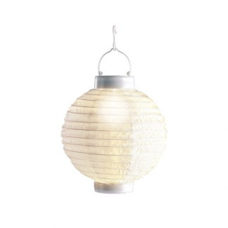 Lumineo Solar lampion | Lumineo | Safi | Ø 20 x 23 cm (Led, Schemersensor, Warm wit,  Nylon) 894799 K170203530 - 1