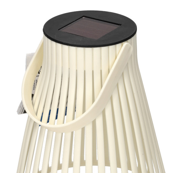 Lumineo Solar lantaarn | Lumineo | Ø 14.5 x 18.5 cm (Led, Kunststof, Wit) 892329 K170105533 - 2