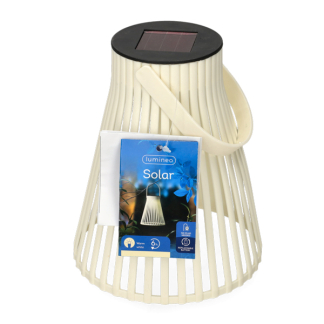 Lumineo Solar lantaarn | Lumineo | Ø 14.5 x 18.5 cm (Led, Kunststof, Wit) 892329 K170105533 - 3