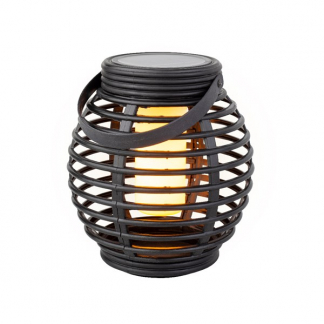 Lumineo Solar lantaarn | Lumineo | Tangier | 16 cm (Led, Schemersensor, Vlam effect) 895026 K170203536
