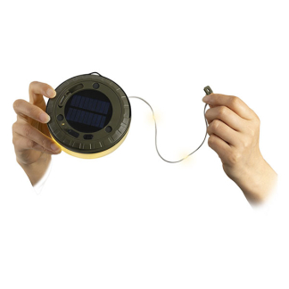 Lumineo Solar lichtsnoer | Lumineo | 10 meter (Oplaadbaar, 5 lichtstanden, 180 lm, Warm wit, USB C) 890510 K170105775 - 2