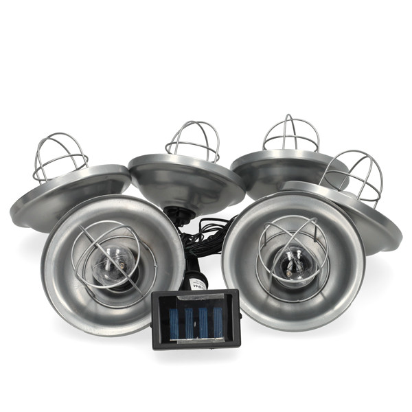 Lumineo Solar lichtsnoer | Lumineo | 2.5 meter (6 leds, Warm wit, Twinkel) 894538 K170105536 - 2