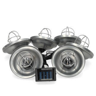 Lumineo Solar lichtsnoer | Lumineo | 2.5 meter (6 leds, Warm wit, Twinkel) 894538 K170105536 - 2