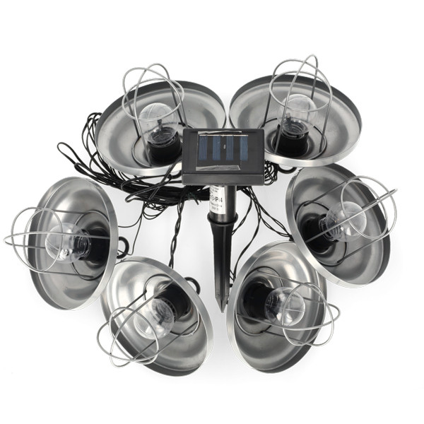 Lumineo Solar lichtsnoer | Lumineo | 2.5 meter (6 leds, Warm wit, Twinkel) 894538 K170105536 - 1