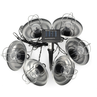 Lumineo Solar lichtsnoer | Lumineo | 2.5 meter (6 leds, Warm wit, Twinkel) 894538 K170105536